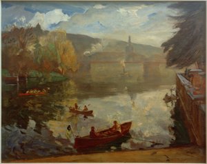 Die Havel bei Postdam od Ulrich Hubner
