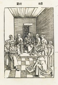 Židovská přísaha z Laienspiegel, Augsburg, 1509 od Ulrich Tengler