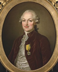 Baron Erik Magnus de Stael Holstein, velvyslanec Švédska ve Francii - Portrét barona Erika Magnuse Stael von Holstein (1749-1802), od Pasch, Ulrika Fredrika (1735-1796). Olej na plátně