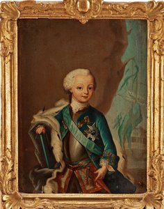 Karel XIII. švédský král (1748-1818) - Portrét švédského prince Karla XIII. od Pasch, Ulrika Fredrika (1735-1796)