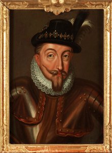 Portrét Zikmunda III Vasy (1566-1632) krále Polska (1587-1632) a Švédska (1592-1599) - Portrét Zikmunda III Vasy, polského krále (1566-1632) od Pasch, Ulrika Fredrika (1735-1796) .), - Olej na dřevě, 21,5x15,5 - Soukromá sbírka
