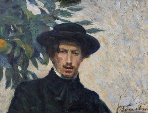 Autoportrét od Umberto Boccioni