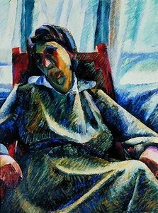 Silvia (olej na plátně) od Umberto Boccioni