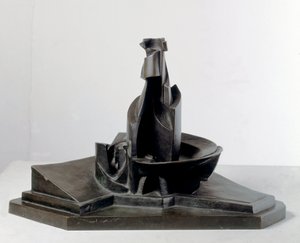 Vývoj láhve v prostoru (Vývoj láhve v prostoru) Bronzová plastika Umberta Boccioniho (1882-1916) 1912 Rozměr: 38,1 cm Milán, Museo del Novecento od Umberto Boccioni