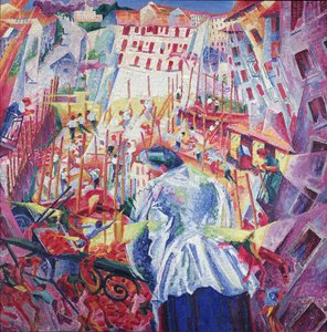 Ulice vchází do domu, 1911