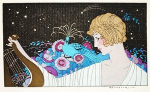 Mademoiselle P..de Courcy (tisk šablony)