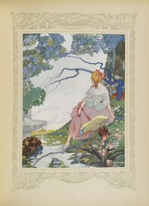 Jednoho dne se zastavila u fontány, ilustrace z 