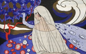 Song of Denderan (pochoir print) od Umberto Brunelleschi