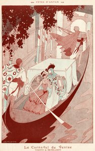 Karneval v Benátkách od Umberto Brunelleschi