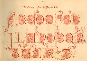 12. století. Z Mazarinovy bible, 1862 od Unbekannt