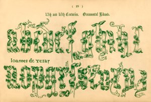 15. a 16. století. Ornament Riband, 1862 od Unbekannt