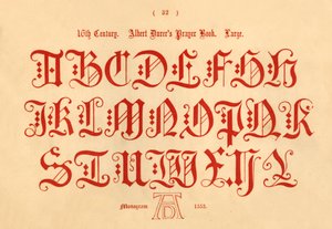 16. století. Modlitební kniha Alberta Durerse. Velký, 1862 od Unbekannt