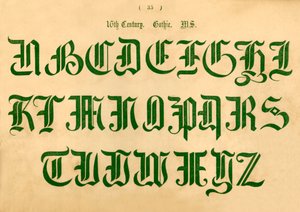 16. století. Gotický. MS, 1862 od Unbekannt