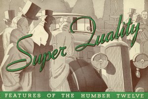 1934 Prodejní brožura Humber Twelve. od Unbekannt