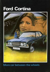 Obálka prodejní brožury Ford Cortina Mk3 z roku 1972. od Unbekannt