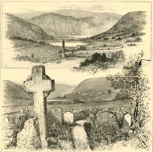 1. Údolí Glendalough. 2. V Glendalough., 1898. od Unbekannt