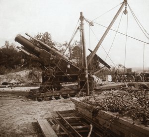 220 minomet, Genicourt, severní Francie, c1914-c1918 od Unbekannt