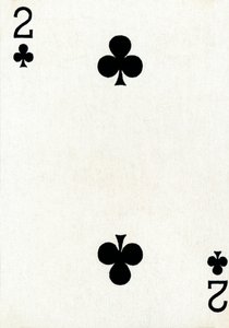 2 of Clubs z balíčku hracích karet Goodall & Son Ltd., c1940 od Unbekannt