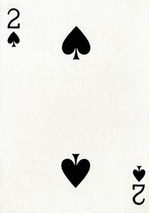 2 of Spades z balíčku hracích karet Goodall & Son Ltd., c1940 od Unbekannt