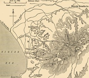 ANZAC záloha, poloostrov Gallipoli, první světová válka, 1915, c1920. od Unbekannt