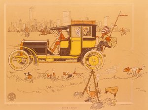 Vůz Berliet v Chicagu v Americe od Unbekannt
