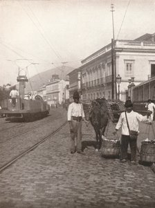 Pouliční scéna Botafogo, Rio, 1914 od Unbekannt