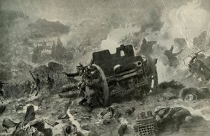Brilantní francouzský útok na německé postavení v Argonne, 1919. od Unbekannt