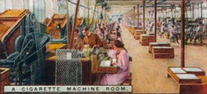 Cigarette Machine Room, 1926 od Unbekannt