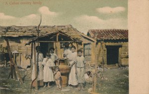 Kubánská venkovská rodina, 1908 od Unbekannt