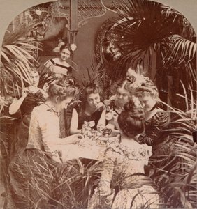 Štěstí v šálku čaje, 1901 od Unbekannt
