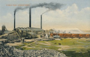 Zlatý důl, Johannesburg, počátek 20. století. od Unbekannt