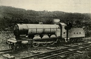 Locomotive of the Ravenglass and Eskdale Railway, c1930. od Unbekannt