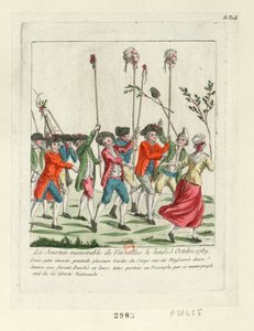 Památný den ve Versailles, 1789, 1789. od Unbekannt