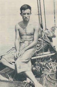 Moderní Ulysses. Gerbault fotografoval v Suva na Fidžijských ostrovech v roce 1936 od Unbekannt