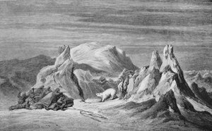 Party from the Tegetthoff Encounters A Bear, c1876, 1928 od Unbekannt