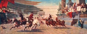 Závod římských vozů, Circus Maximus, 20. století od Unbekannt