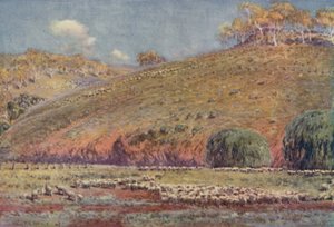 Výběh ovcí, 1923. od Unbekannt