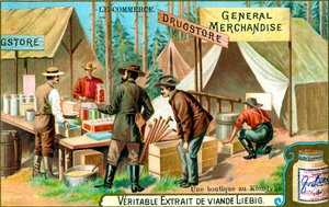 Obchod v Klondyke, c1900 od Unbekannt
