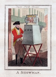 Showman, Hyde Park Corner, Londýn, 1805 od Unbekannt