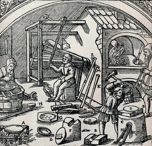Stříbrná rafinérie, 1556, 1917 od Unbekannt