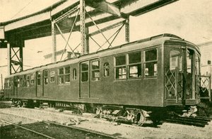 Ocelové auto, newyorské metro a elektrické dráhy, 1930. od Unbekannt