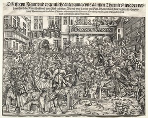 Turnaj, 1500s. od Unbekannt