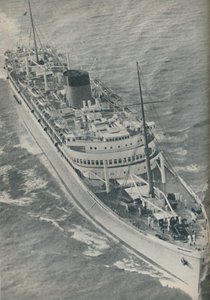 Motorová loď Twin-Screw, Stirling Castle postavený Harlandem a Wolffem, 1937 od Unbekannt
