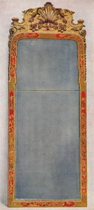 Velmi vzácné molo z c1720 v rámu zdobeném červeným lakem, c1720, 1936 od Unbekannt