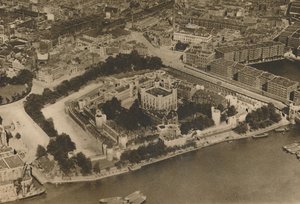 Pohled na jeho pevnost nepředstavitelný William The Conqueror: The Tower from the Air, c1935. od Unbekannt