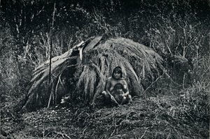 Chata Yaghan v Fuegia, 1911 od Unbekannt