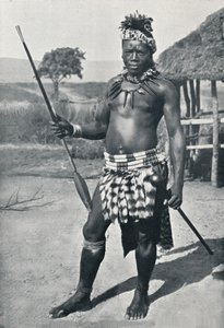 Zuluský náčelník, 1902 od Unbekannt
