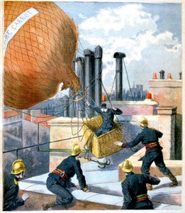 Balón na střeše, 1894 od Unbekannt