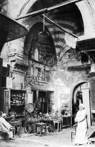 Bazar v Káhiře, Egypt, 20. léta 20. století od Unbekannt