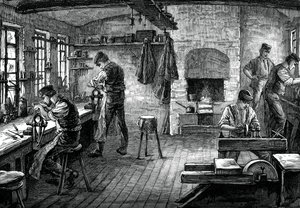 Nožířská prodejna, c1880 od Unbekannt